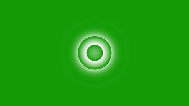 Abstract neon circle radio waves looping background. Abstract neon radio waves signal. Radio wave signal, radar concept. Radio waves seamless animation background video with alpha chanel. 4k video