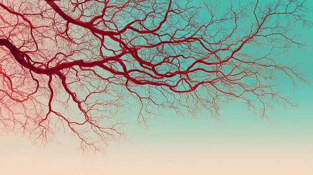 Tree branch sky nature silhouette abstract pattern minimal pastel landscape tranquil dreamy tree branch bare branch silhouette against pastel sky abstract branch bare tree red branch sky gradient
