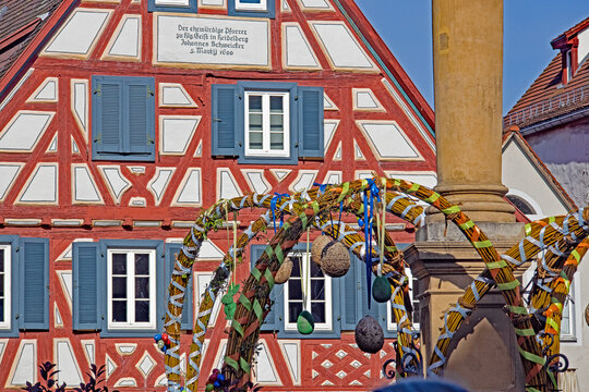 Osterschmuck in der Altstadt