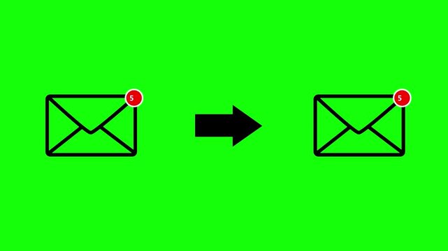 Simple illustration of two open-ended square brackets on green background