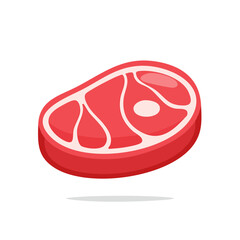 Obraz premium Raw Steak Illustration