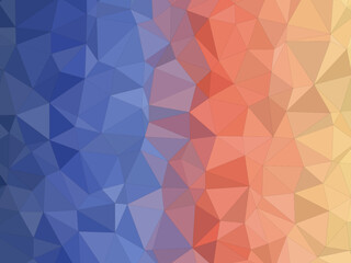 Obraz premium Modern Polygon Mesh Abstract Vector Art Background