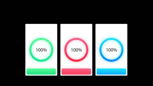 Infographics series. Incremental percentages, subscribers, plans, progress.