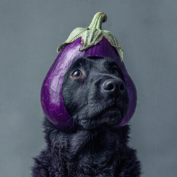 food animal is a eggplant Hungarian mudi (1)