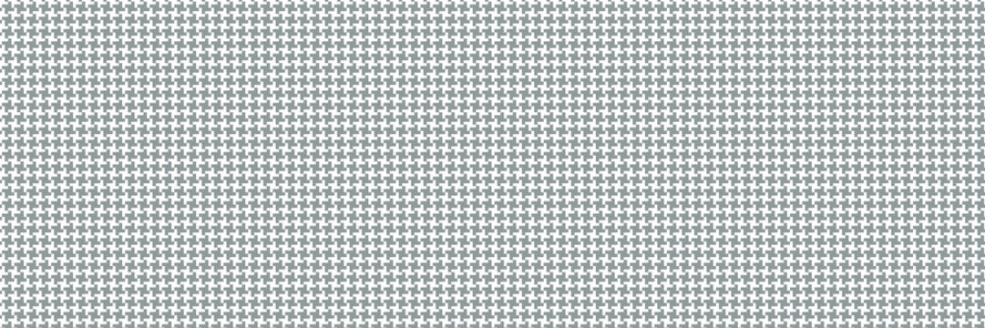 Gray and white cross pattern seamless texture fabric