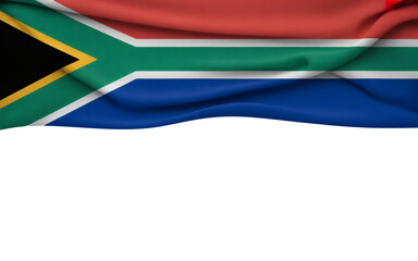 Celebrate South Africa with this vibrant flag graphic with ample space for text, perfect for events, travel promotions, and national pride displays