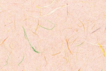 Fototapeta premium Peach Fiber Xuan Paper Texture Background, Chinese Handmade Paper Design
