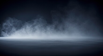 Fototapeta premium Ethereal Smoke Wisps on Dark Textured Surface