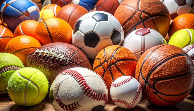 Koleksi Bola Basket dan Sepak Bola