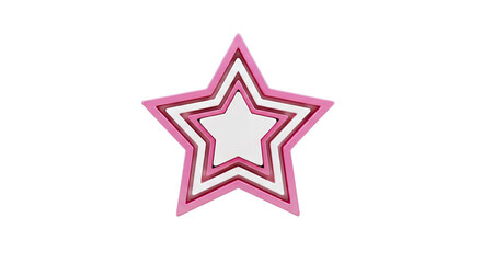 Obraz premium Layered Pink Star Decoration