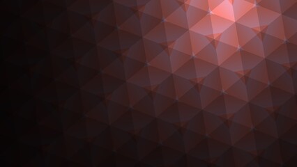 Obraz premium Rose gold quartz background with triangular prism geometric 3d gradient