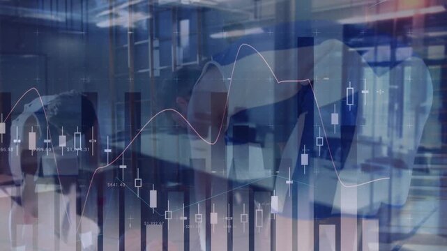 Animation of financial data processing over diverse basketball players