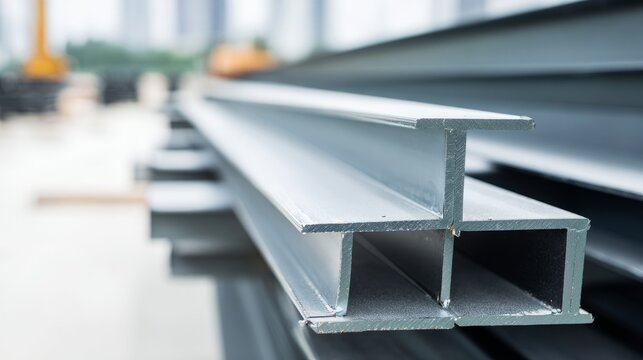 erection. A steel frame structure in progress, capturing the essence of industrial development and modern construction. safety posters.
