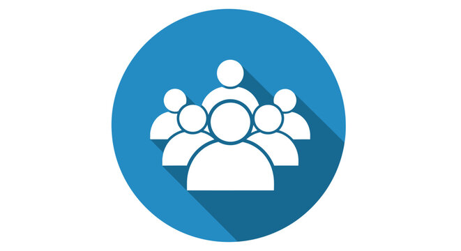 Group of people icon representing teamwork and community.