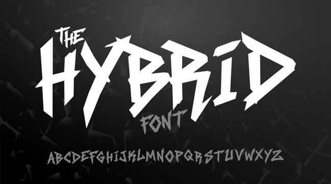 Street cool font typography logo. Skater modern alphabet design urban cartoon typeface.