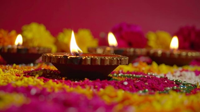 Diwali Festival Of Lights Celebration.