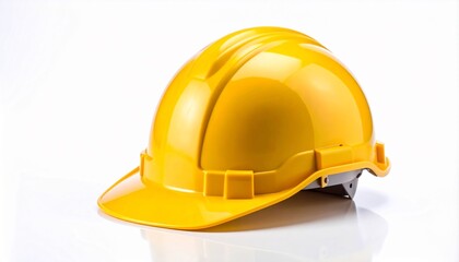 Fototapeta premium Yellow Hard Hat Construction Safety.