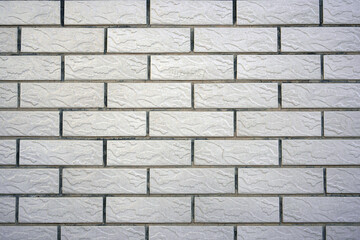 Obraz premium Textured White Brick Wall Background