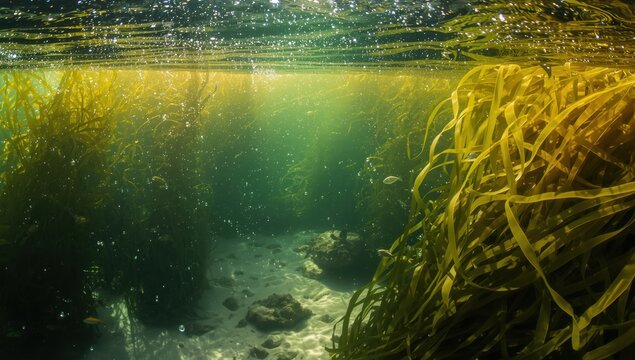 Underwater kelp forest in Canada&rsquo;s St