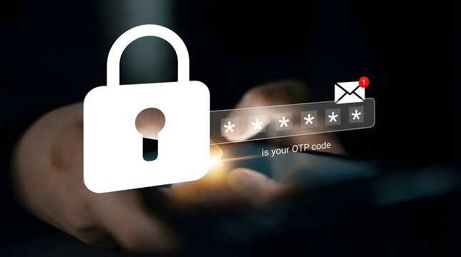 OTP Authentication on Mobile Phone for Cybersecurity and Secure Login Protection