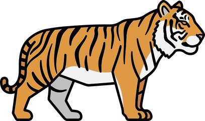 tiger vector illustration © Mas