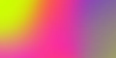 Fototapeten Pink Vibrant neon color gradient background featuring soft transitions of bright yellow, hot pink, and subtle purple hues for modern design projects.  © Hokyubi