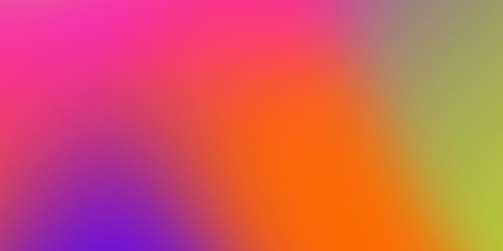 Vibrant abstract background featuring smooth color gradient transitions of magenta pink, bright orange, deep purple, and subtle chartreuse green tones.