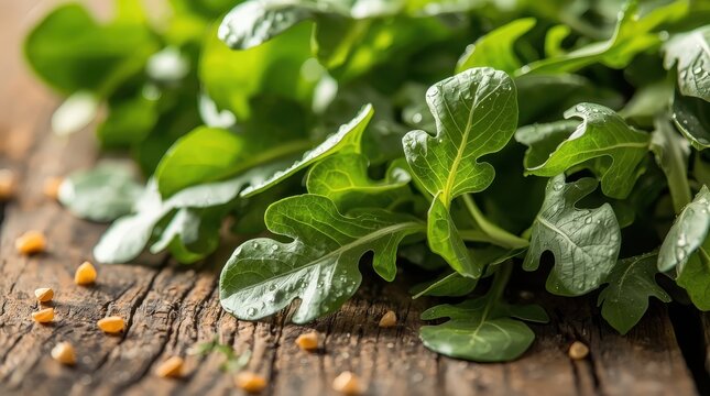 New rucola greens