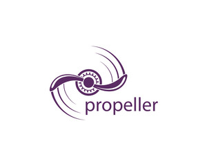 Fototapeta premium Propeller logo elegant style is very suitable for your brand logo