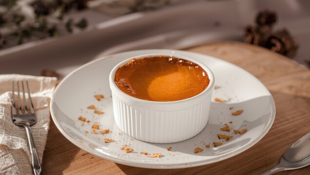 Roasted Sweet Potato Custard or Ubi Panggang Brulee