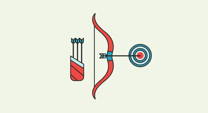 Archery Bow and Arrow Equipment.