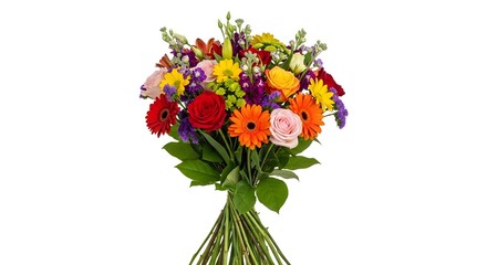 Fototapeta premium bouquet of colorful flowers