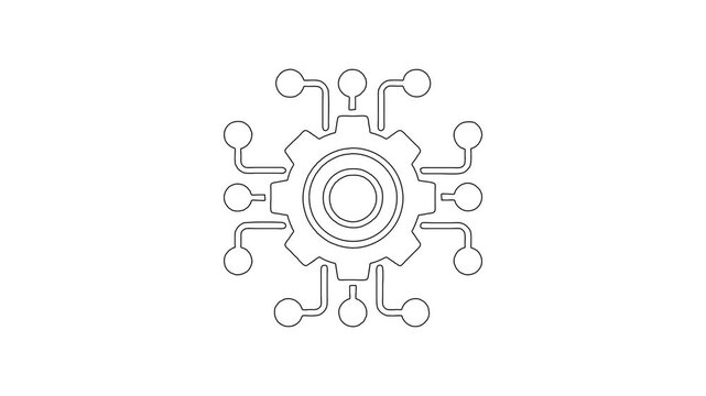 Whiteboard Animation of Digital Gear Network Technology