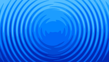 Obraz premium abstract blue water ripple pattern with concentric circular waves fluid motion gradient background