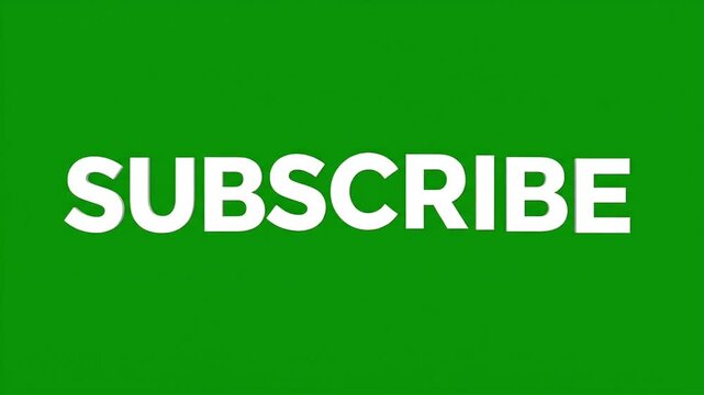 Dynamic Subscribe Button Animation for Social Media Channels.