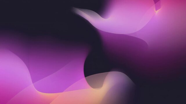 Seamless Looping Abstract Gradient Color Wash in Soft Purple and Pink - 4K Minimal Luxury Background