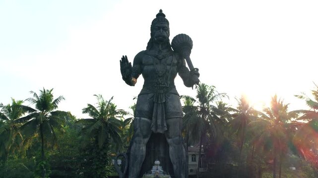 Lord Hanuman Statue, Prasanna Anjaneya Temple, Kundapura