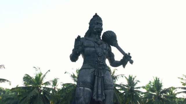 Lord Hanuman Statue, Prasanna Anjaneya Temple, Kundapura