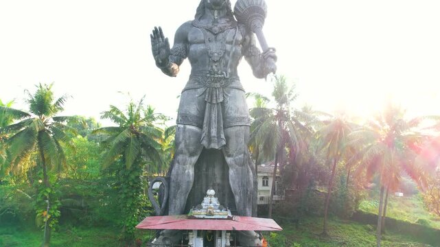Lord Hanuman Statue, Prasanna Anjaneya Temple, Kundapura
