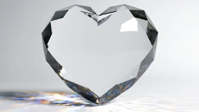heart shaped glass