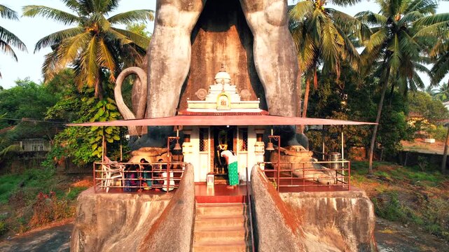 Lord Hanuman Statue, Prasanna Anjaneya Temple, Kundapura