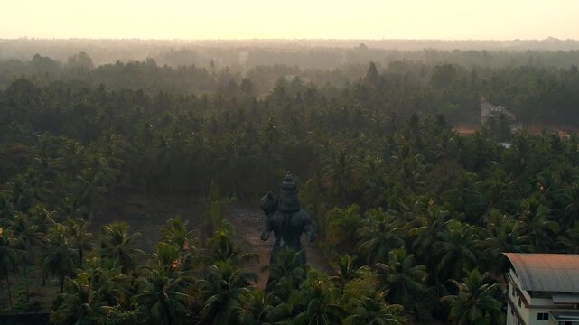 Lord Hanuman Statue, Prasanna Anjaneya Temple, Kundapura
