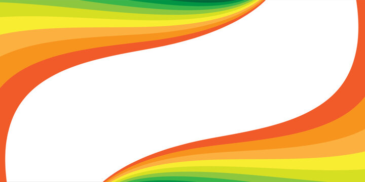 abstract wavy stripes with the colors of Paris Olympics games 2026 . vector illustration