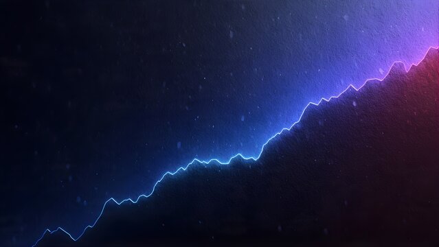 Electric Storm Cloud Formation with Vibrant Blue and Purple Hues.