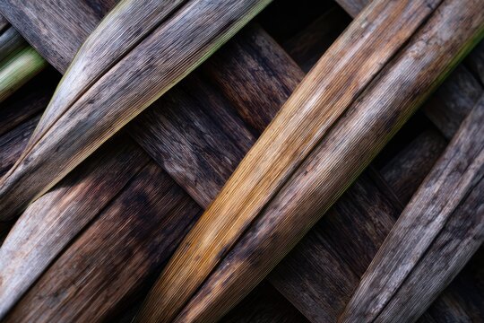 織られた繊維は、自然な環境で質感のある表面を作り出します