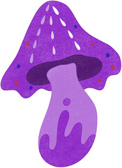 purple magic mushroom © Natthida Singson