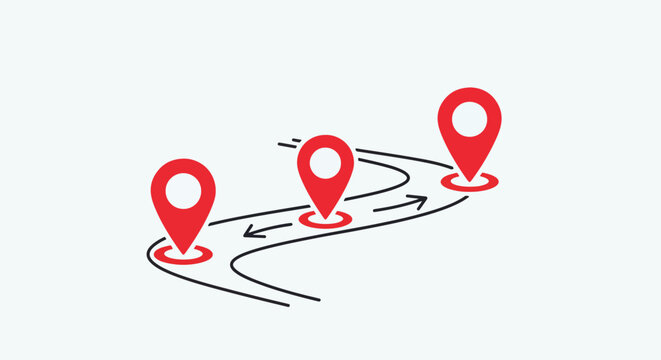 Route planning with multiple destination points and turns