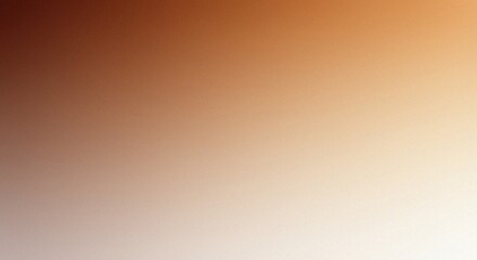 Gradual fade from deep rust to soft creamy beige gradient background illustration