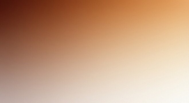 Gradual fade from deep rust to soft creamy beige gradient background illustration
