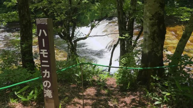 250706長野県奥志賀渓谷雑魚川ハーモニカの滝
